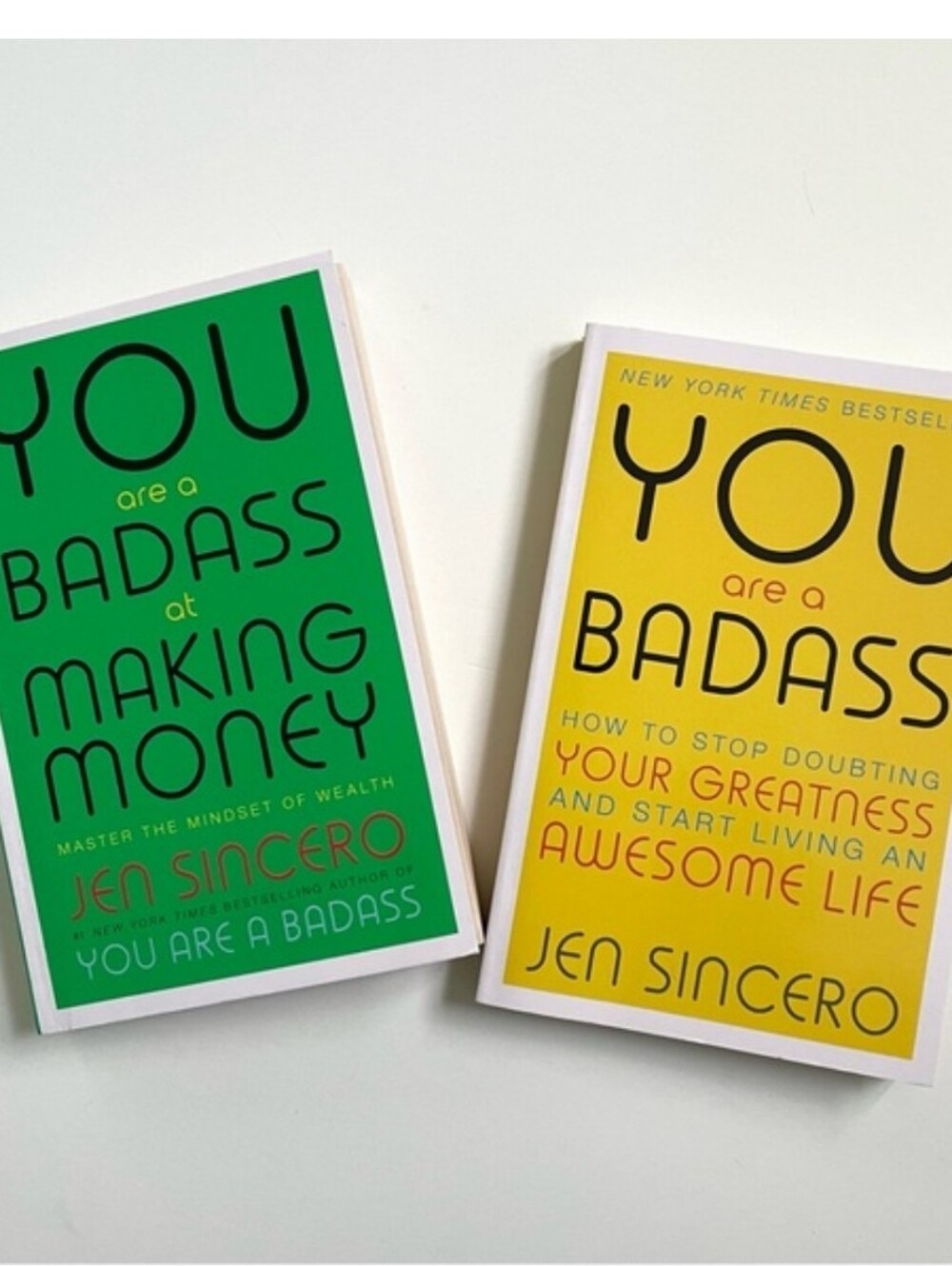 You Are A Badass Book Set Of 2 You Are A Badass At Making Money Green Yellow New